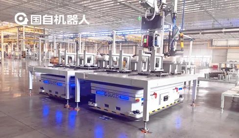 智能制造统一管理 智能物流多车混行 | 国自助力太重挖掘机全厂智能AGV物流系统投运