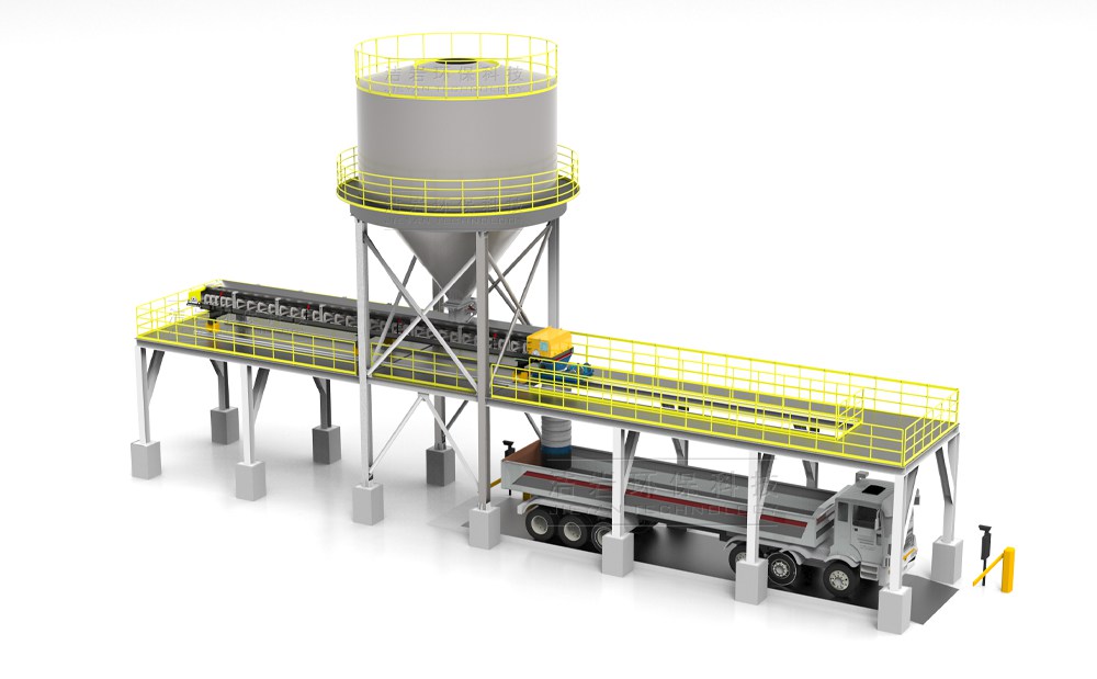 洁岩环保科技TG系列骨料免移车自动装车系统