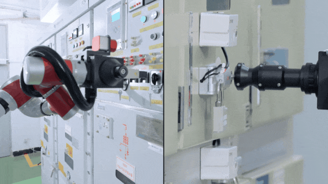 优艾智合|全球首台双臂协作巡操机器人“钧仪”上岗配电间